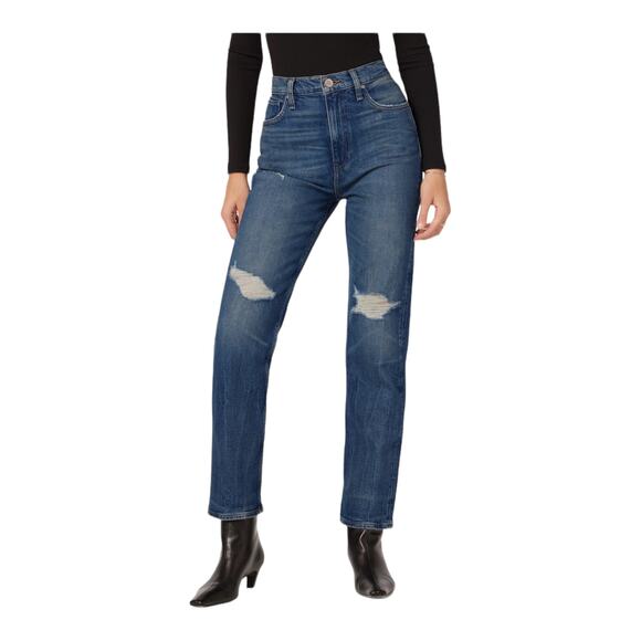Hudson Jeans Jade High Rise Straight Loose Fit size 33 - Picture 1 of 11